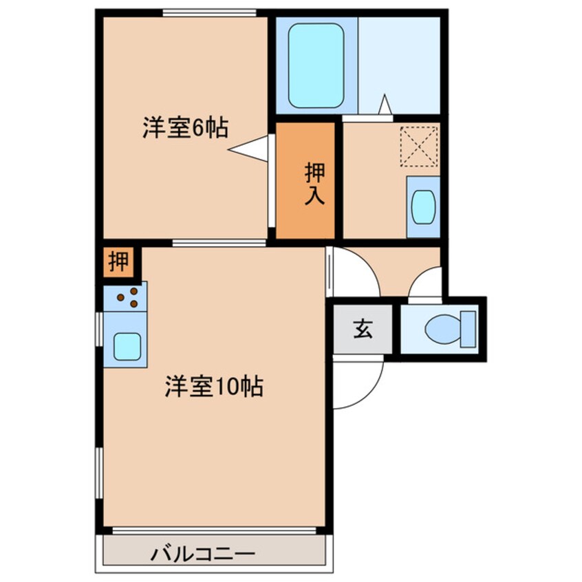 間取図 ハイジの家Ⅱ（深谷市西島）
