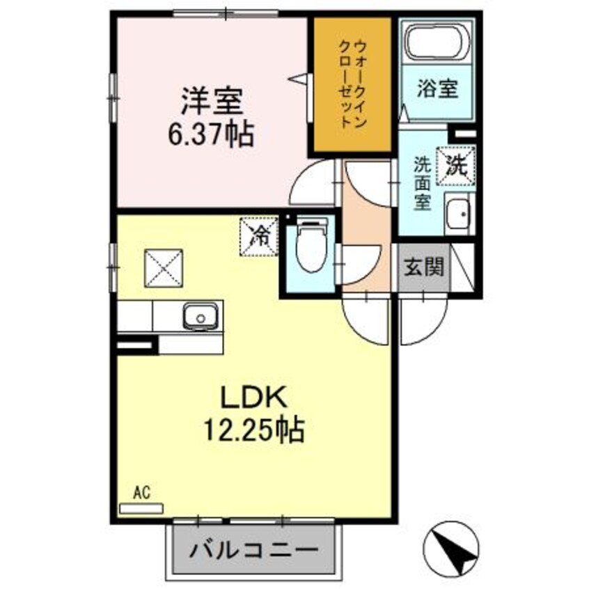 間取図 セントラルハイツ（EF）700125265