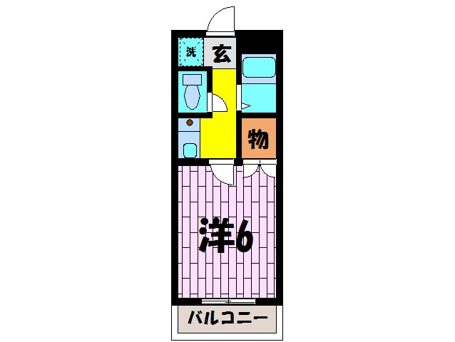 間取り図 アルムコーポ2号館（熊谷市新堀）