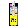 アルムコーポ2号館（熊谷市新堀） 1Kの間取り