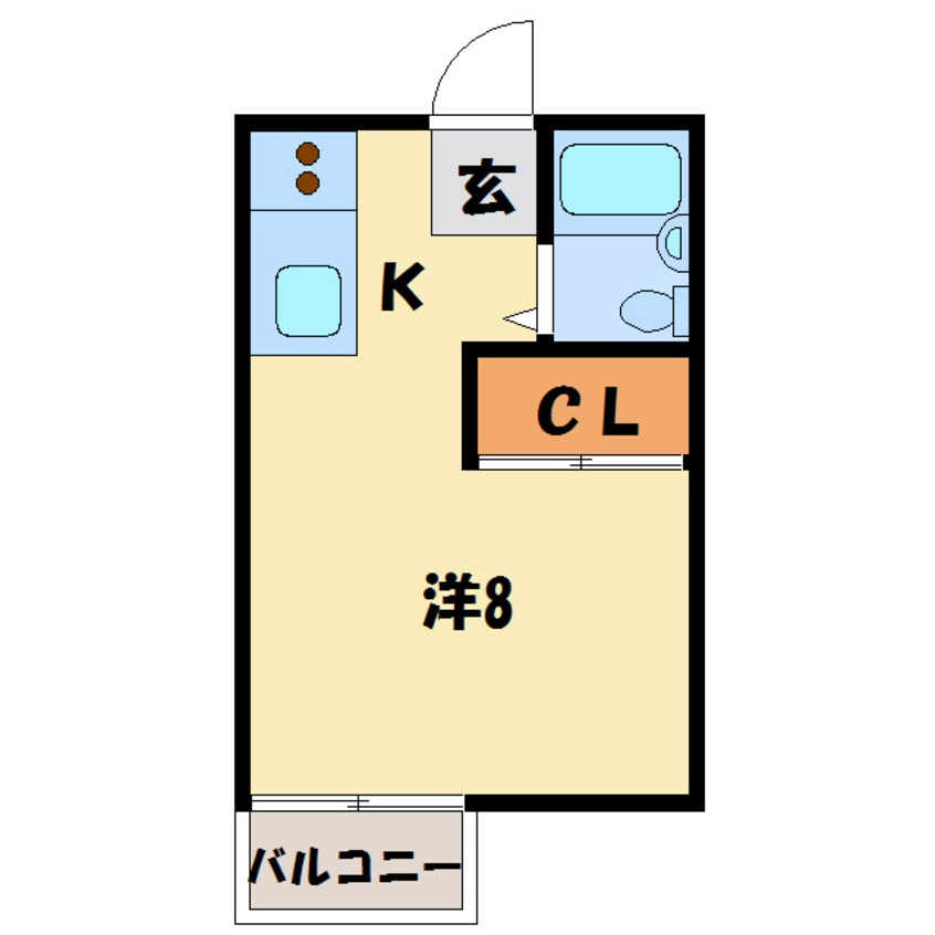 間取図 みどりコーポ（熊谷市村岡）