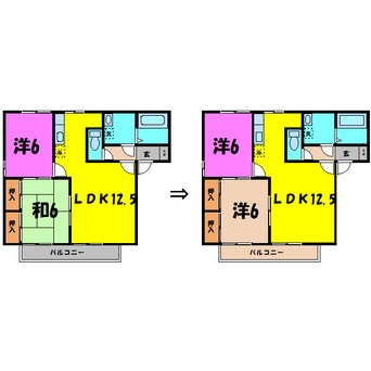 間取図 セジュールエクセレント（深谷市東方）