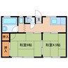 ドミトリー別府（熊谷市別府） 2Kの間取り