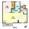 タキサス上野台（深谷市上野台） 1LDKの間取り