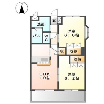 間取図 クレシアA（深谷市上野台）