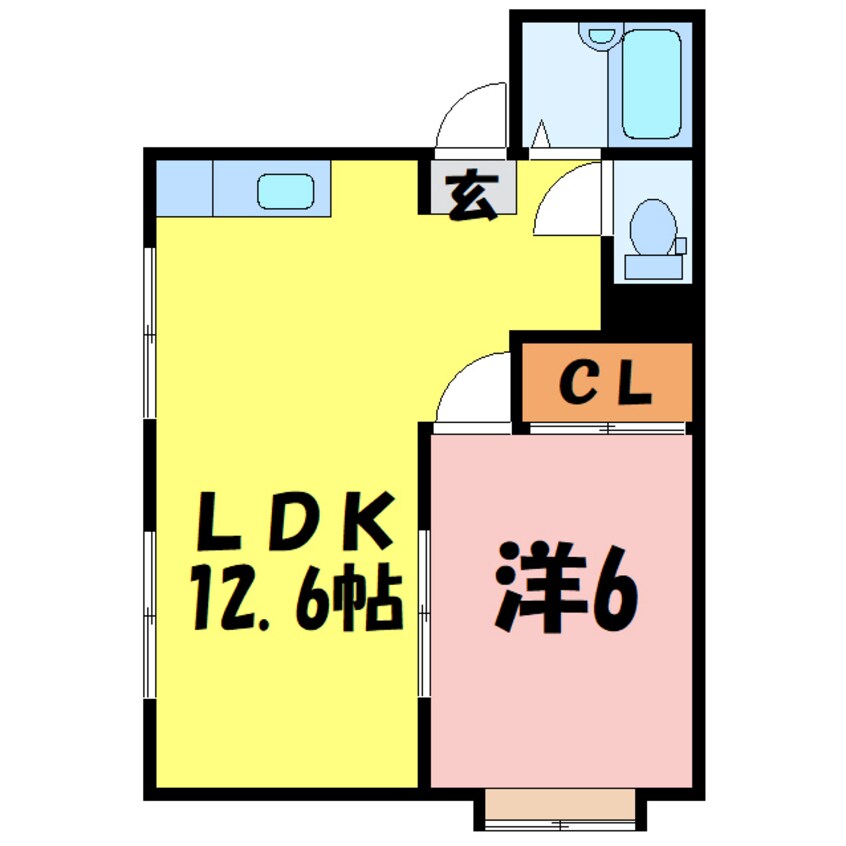 間取図 オダハイツ