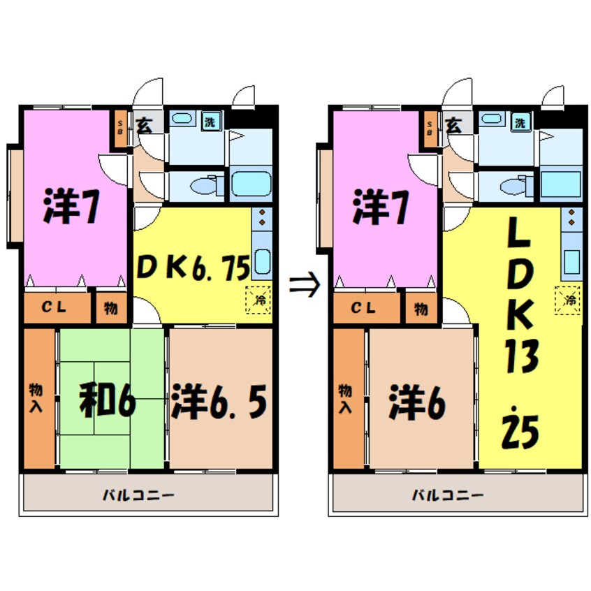 間取図 ジョウエイ別府（熊谷市別府）