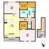 シャインコート（深谷市上柴町西） 2LDKの間取り