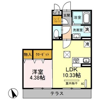 間取図 グレイススクエア（深谷市国済寺）