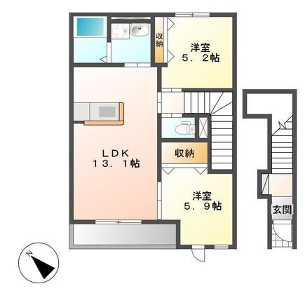 間取り図 レガーロⅠ（深谷市上野台）38-1291