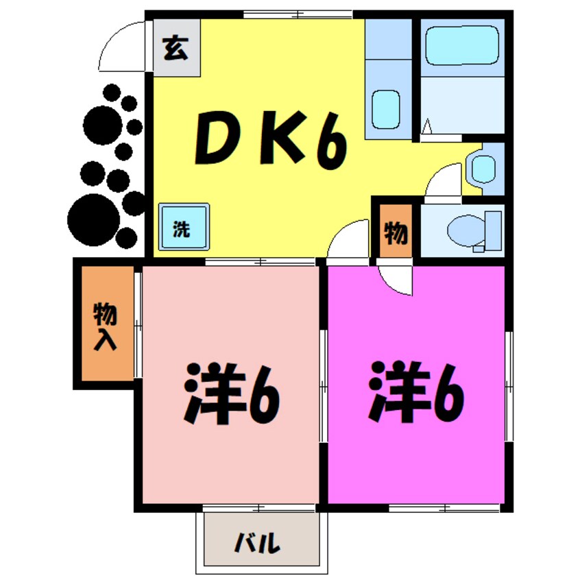 間取図 グリーンパレス宿根（深谷市宿根）