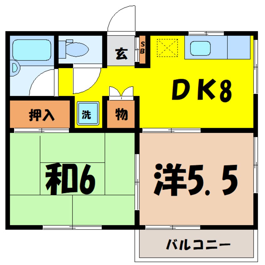 間取図 プティメゾン（深谷市上野台）