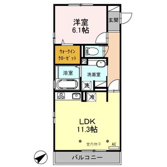 間取図 ミレニア籠原（熊谷市新堀）