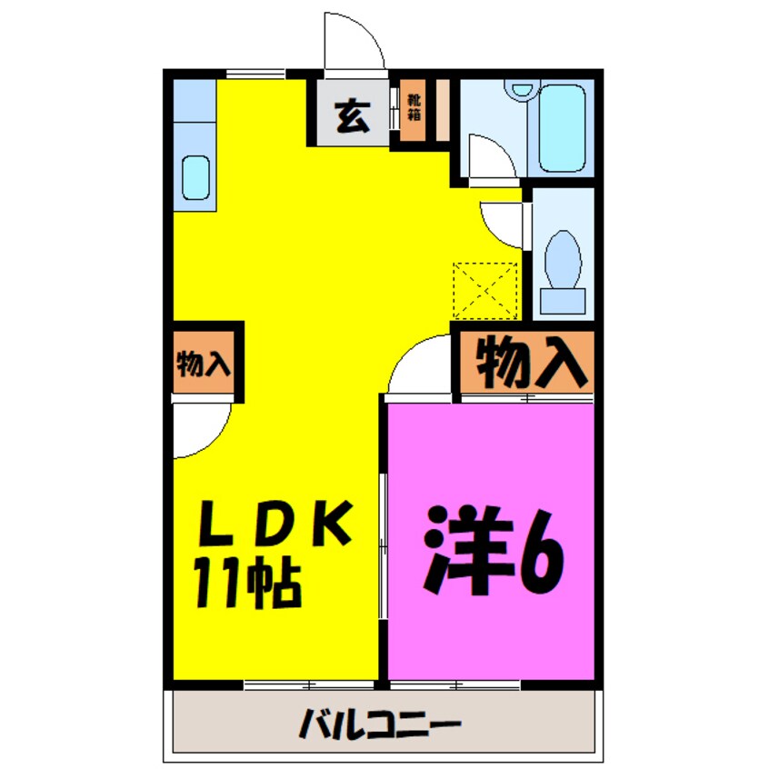 間取図 グレースレジデンス妻沼（熊谷市妻沼東）