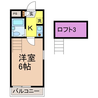 間取図 シティパレス深谷６A（深谷市栄町）