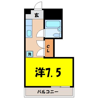 間取図 みどり町ハイツ（熊谷市美土里町）