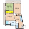 上柴マンション（深谷市上柴町西） 3DKの間取り