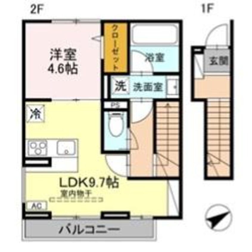 間取図 シンボルバーム・ラオム