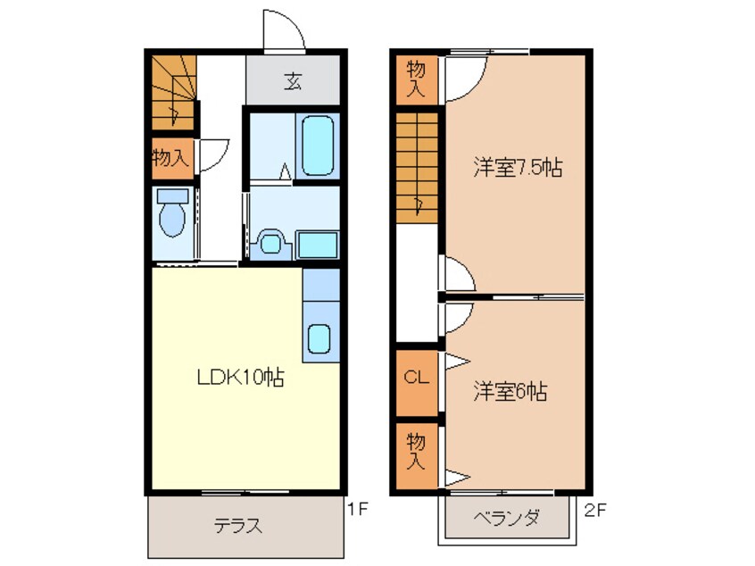 間取図 ブランシェSumiyoshiMaruyama　Ａ棟Ｂ棟