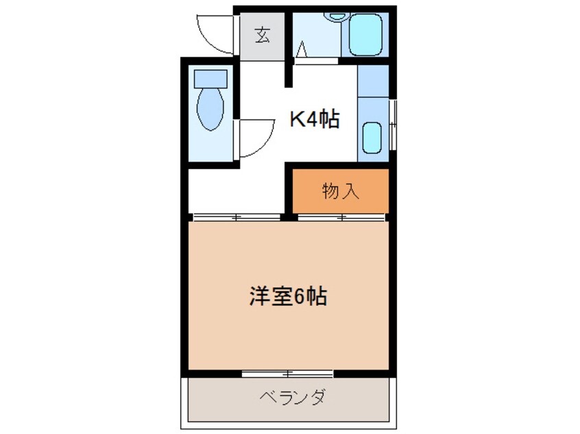 間取図 コーポイトウ　2