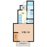 ビラエルム 1Kの間取り
