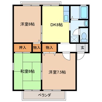 間取図 セジュールMONPA　Ⅰ