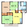アビタシオン　シードⅠ 3DKの間取り
