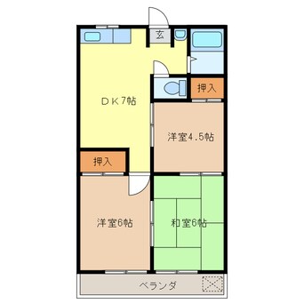 間取図 城山ハイツ