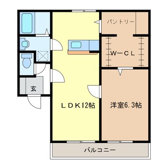 間取図 ホワイトピア米津