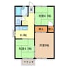 アーバンハイツ高羽 3Kの間取り