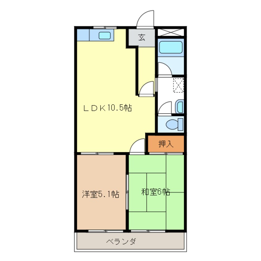 間取図 ガーデンロイヤル