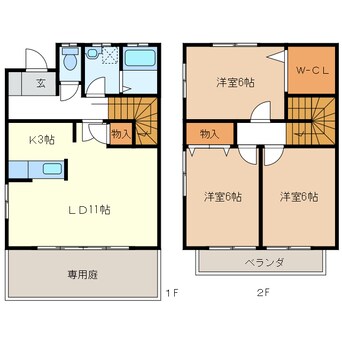 間取図 グリーンハイツジニア　Ｂ棟