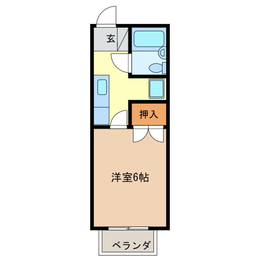 間取図 あさひハイツ