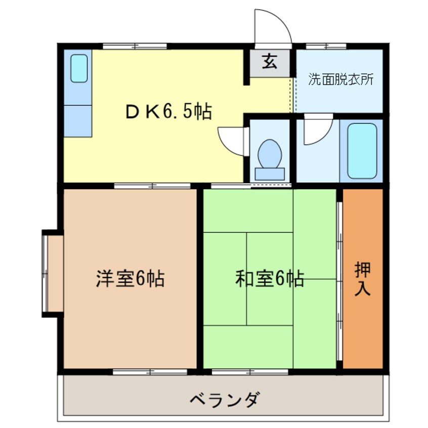 間取図 エムケーハイツ