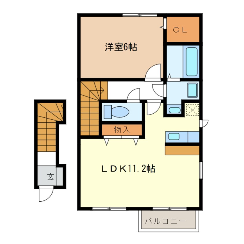 間取図 ノース　スリーA・B棟