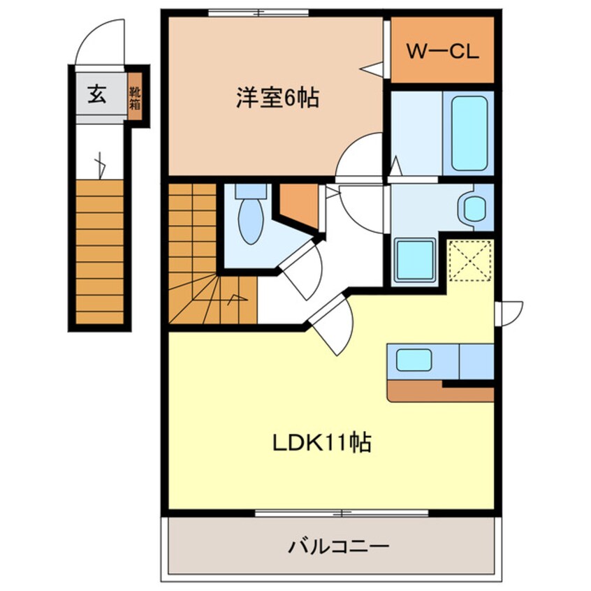 間取図 リバーラック