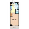 エイムオーエス島崎町マンション 1Kの間取り