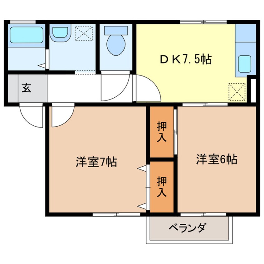 間取図 サニーホームズYAKENO