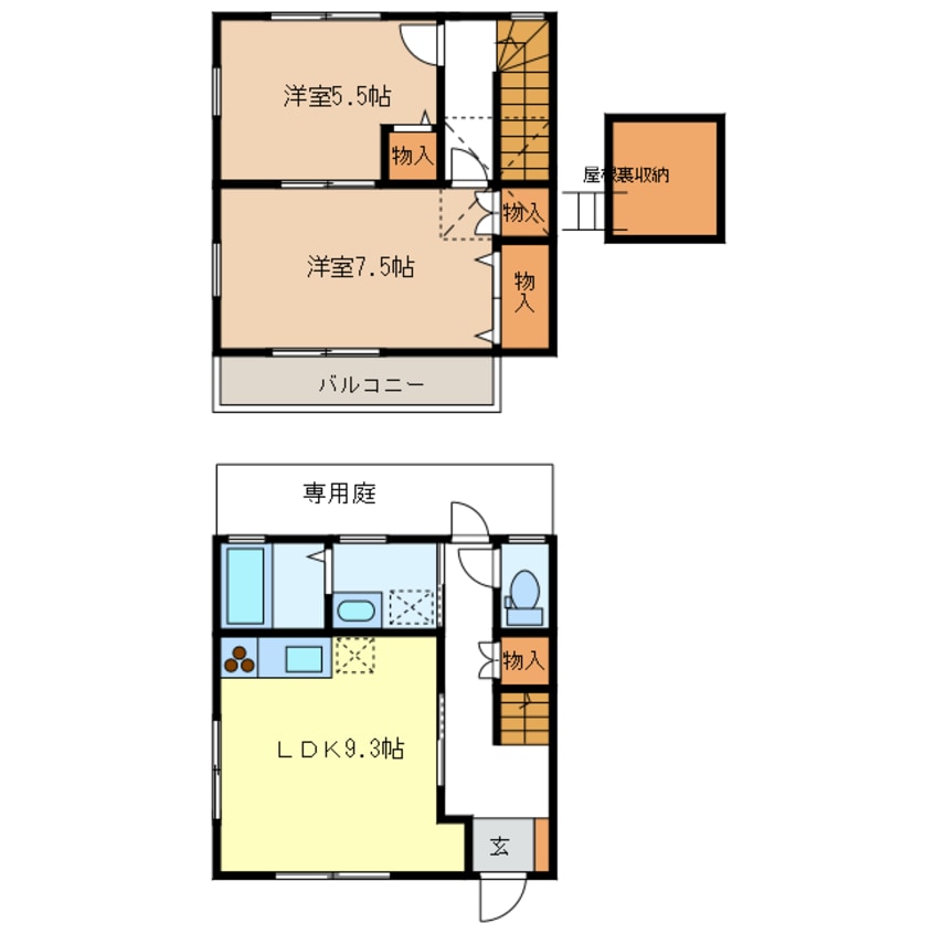 間取図 サーラ・マンジェⅡ