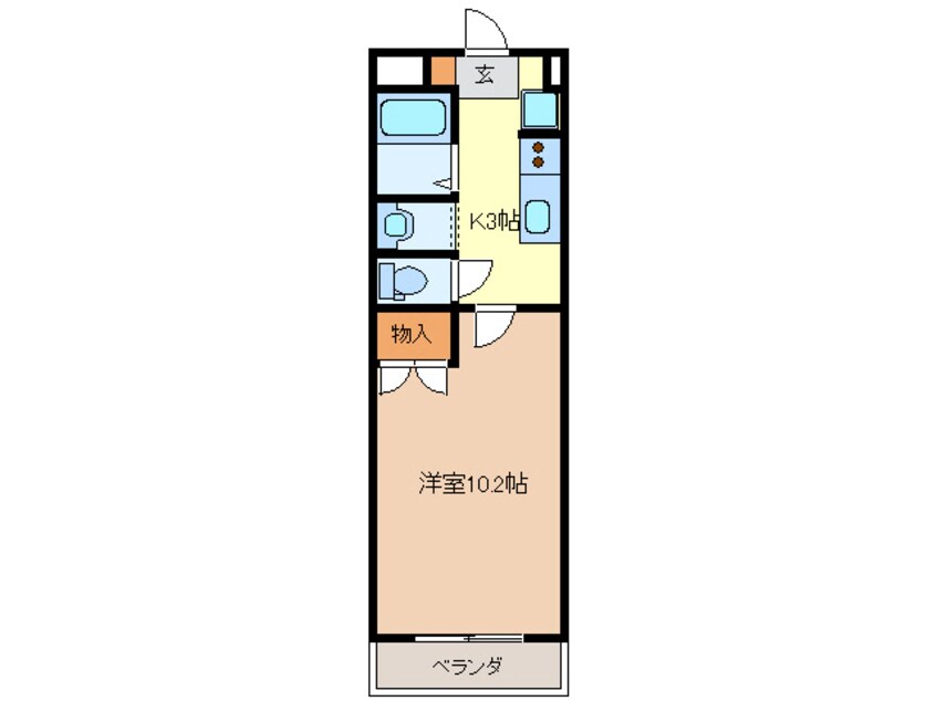 間取図 ファミーユ上浜