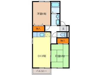 間取図 メゾンベルシャンテ