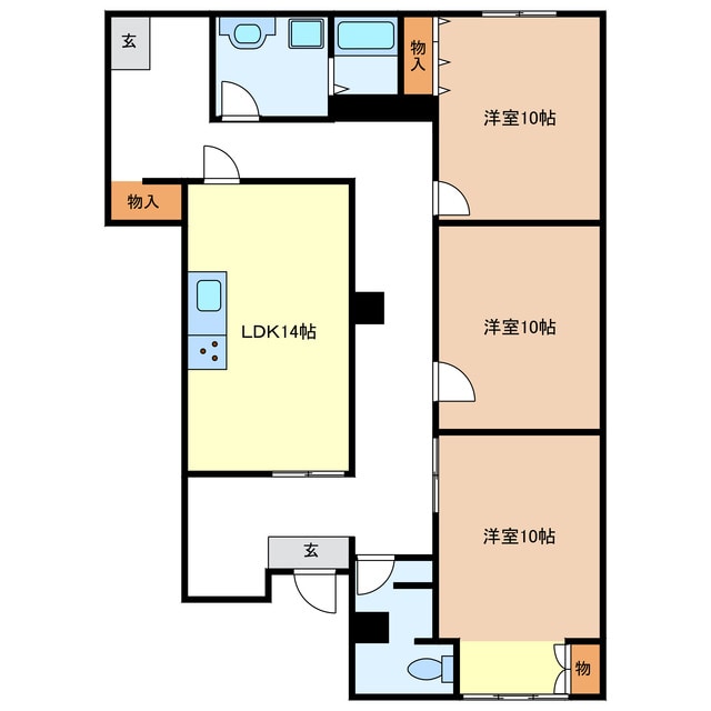 間取り図 マンションフォルテシモ