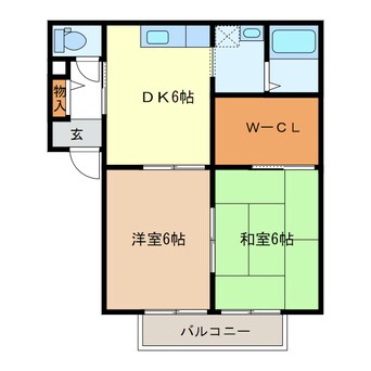 間取図 サン・クレールＢ・Ｃ棟