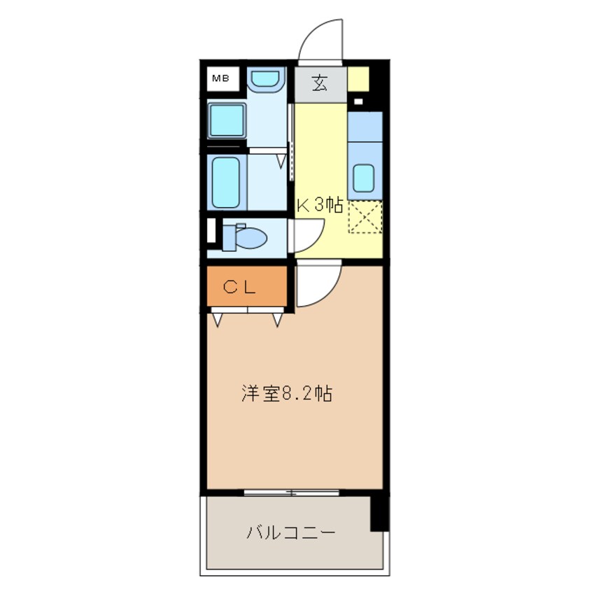 間取図 ブルースカイマンション　Ⅹ