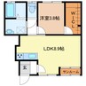 Link 1LDKの間取り