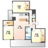 メゾン・クー・ドゥ・クールⅦ 3LDKの間取り