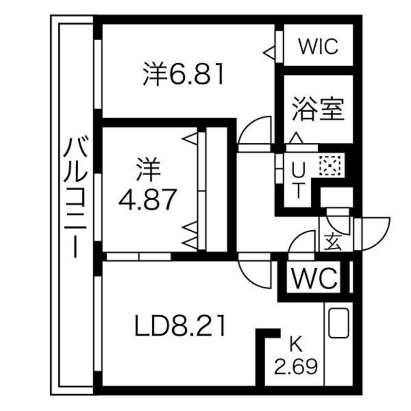 間取図 Ｍｏｉｗａ　ｖｉｅｗ