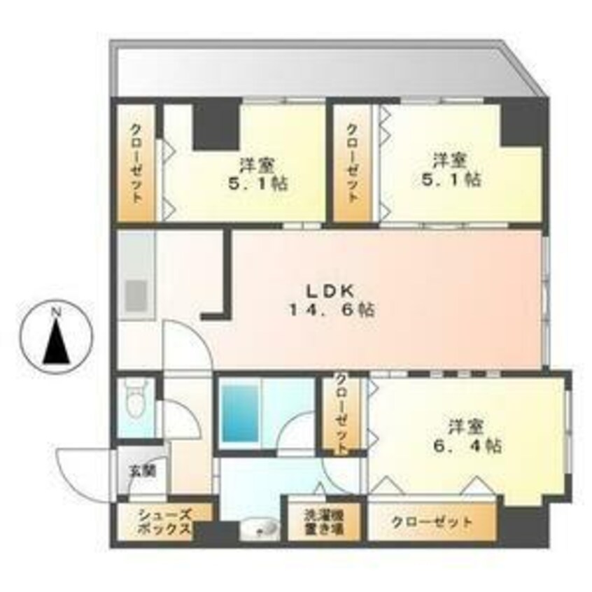 間取図 スペチアーレ伏見