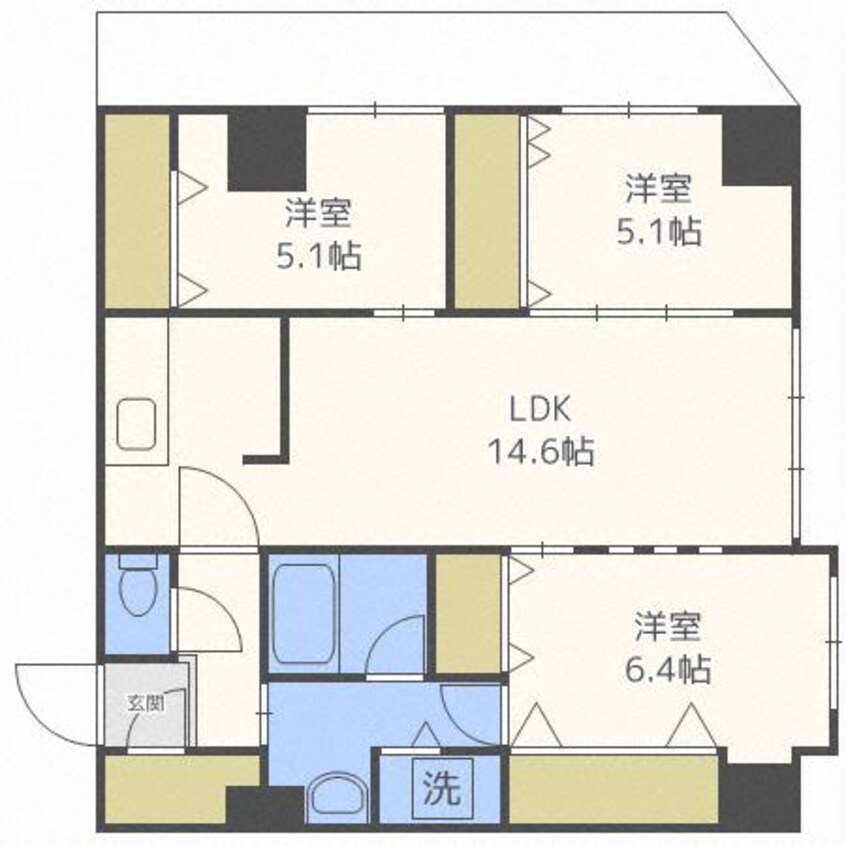 間取図 スペチアーレ伏見