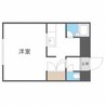 パンセ平岸 1Kの間取り
